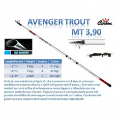 Canna da Pesca Carson Avenger 3,90m 10/30 for Canne Da Pesca