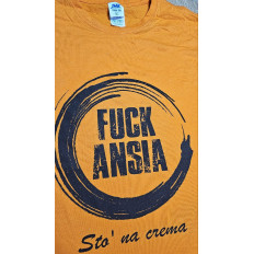 T-SHIRT Fuck Ansia arancione for Abbigliamento